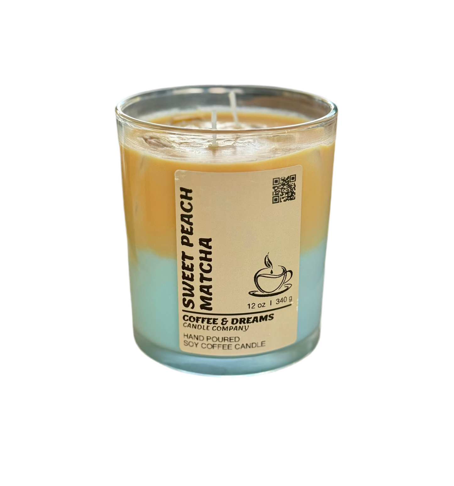 Sweet Peach Matcha Candles