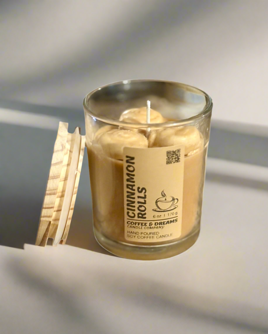 Cinnamon Roll Candles