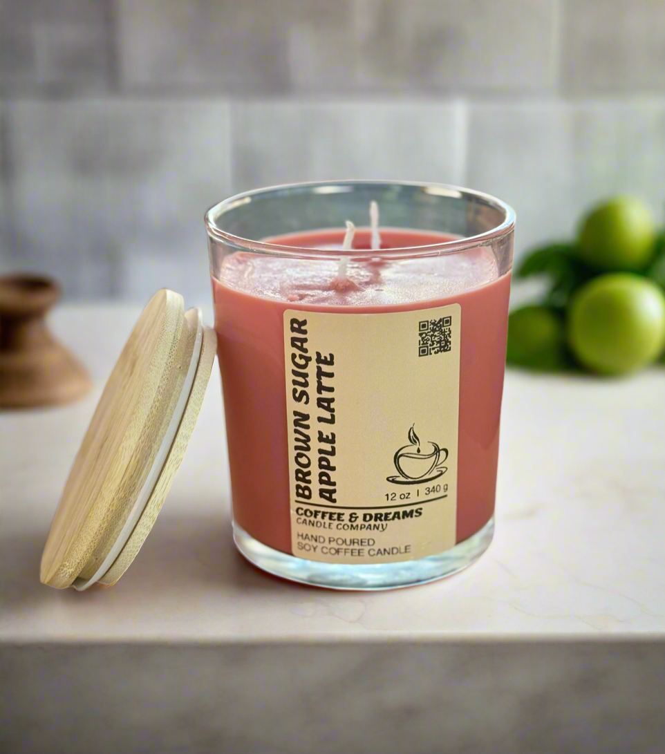 Brown Sugar Apple Latte Candles