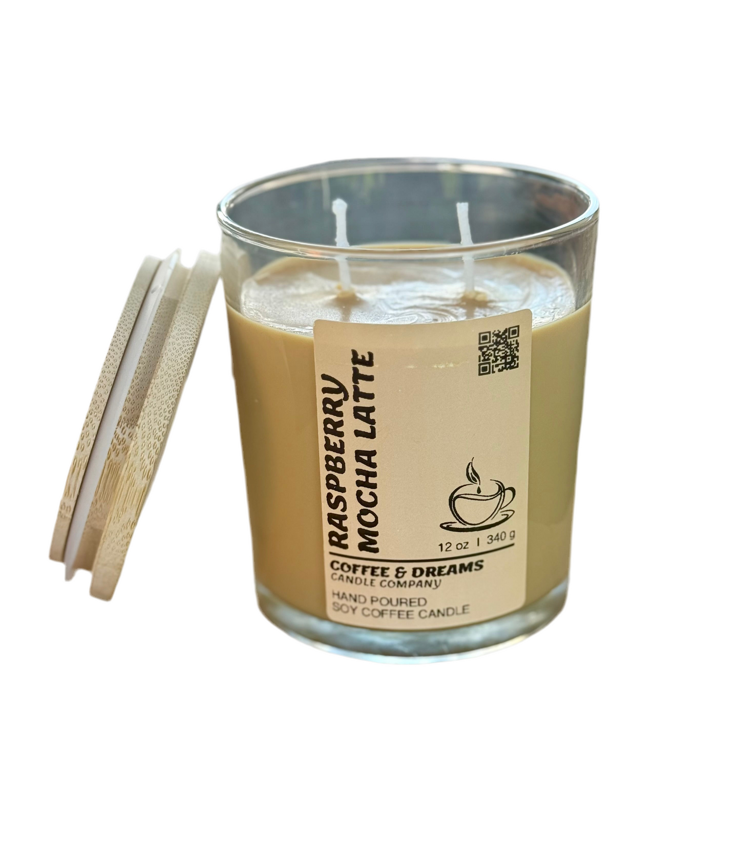 Raspberry Mocha Latte Candles