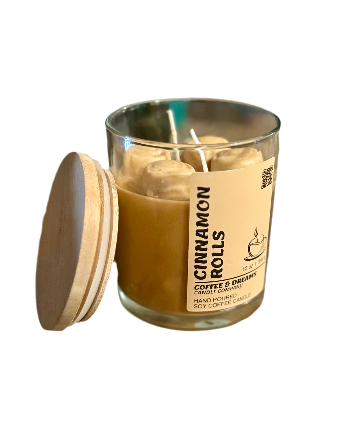 Cinnamon Roll Candles