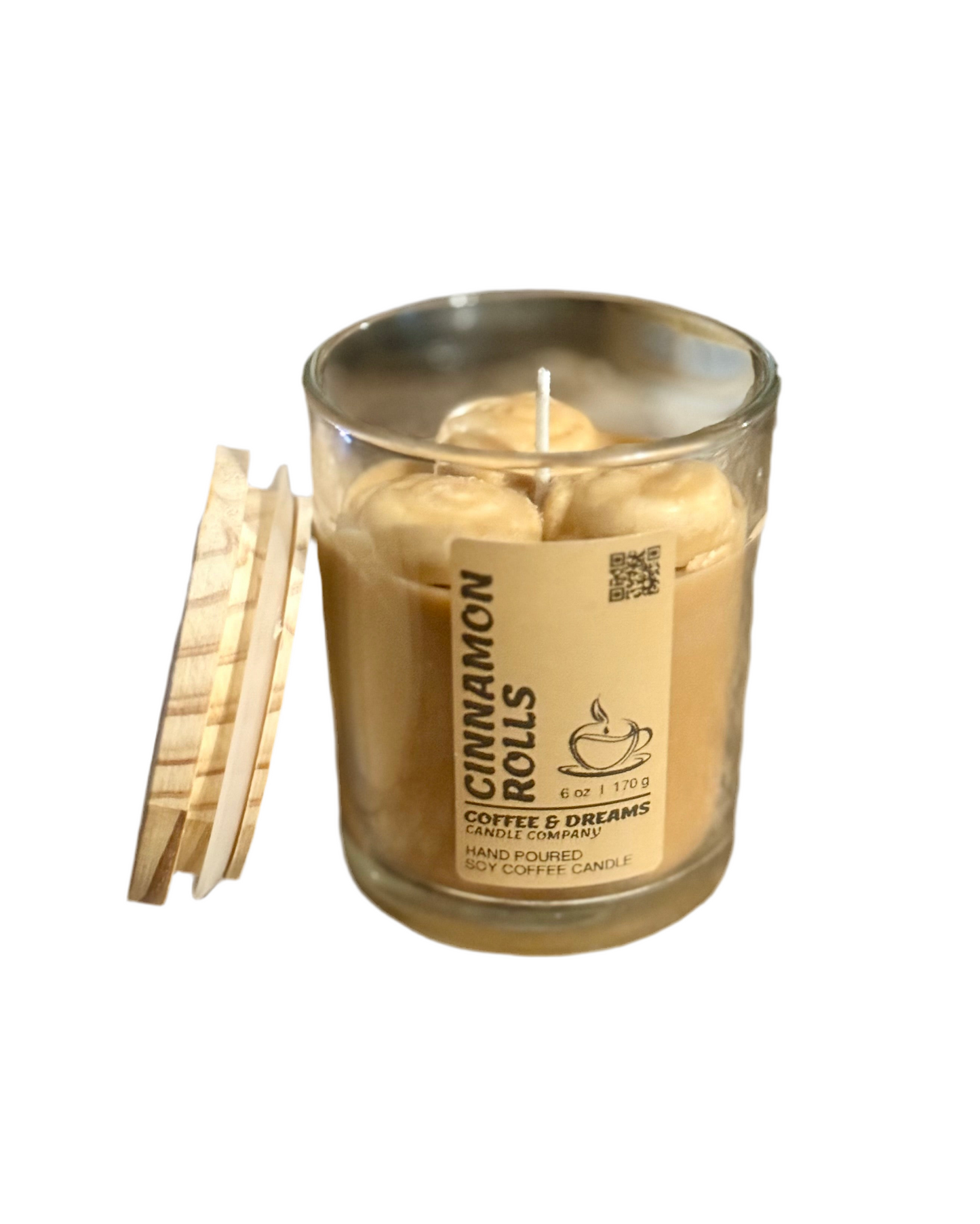 Cinnamon Roll Candles