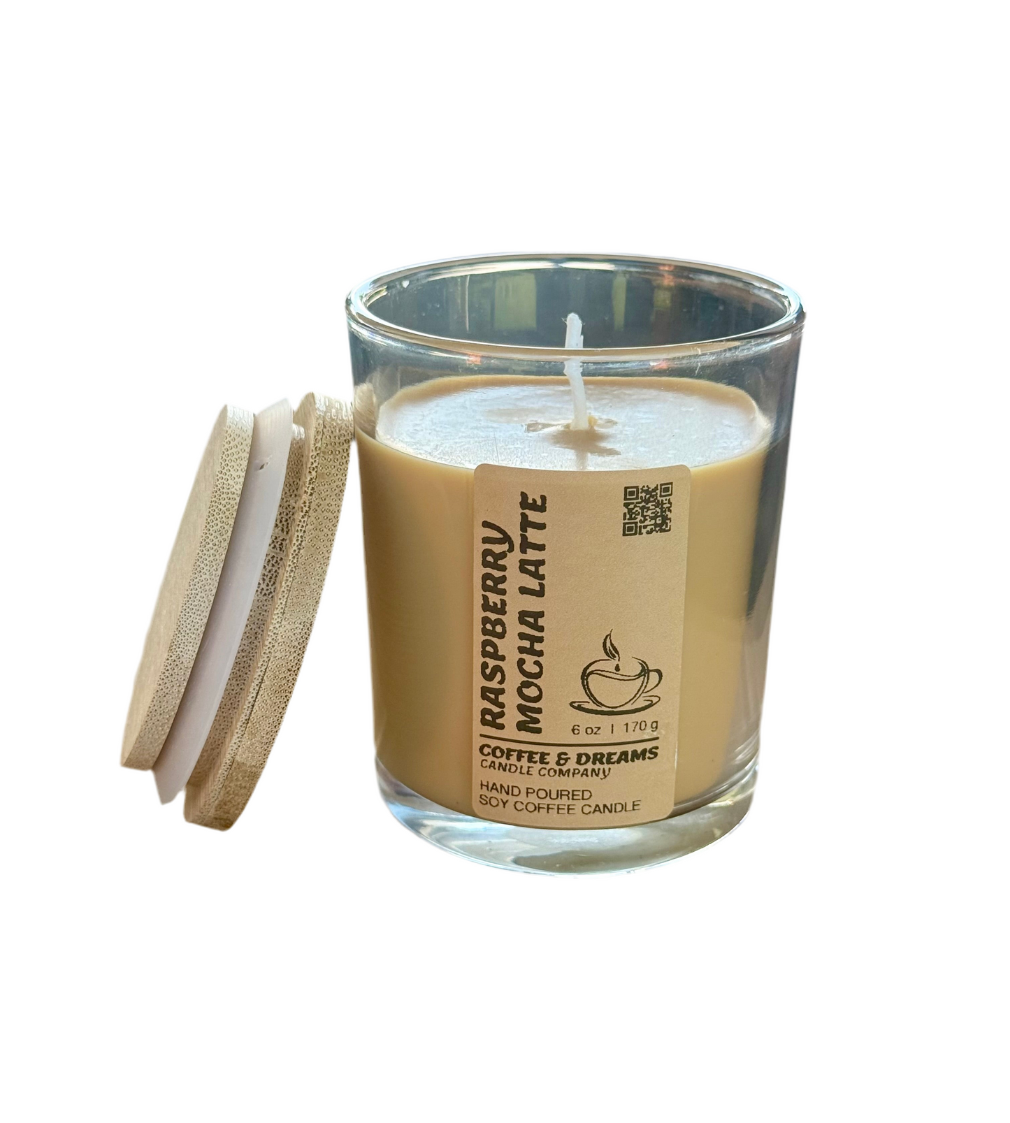 Raspberry Mocha Latte Candles