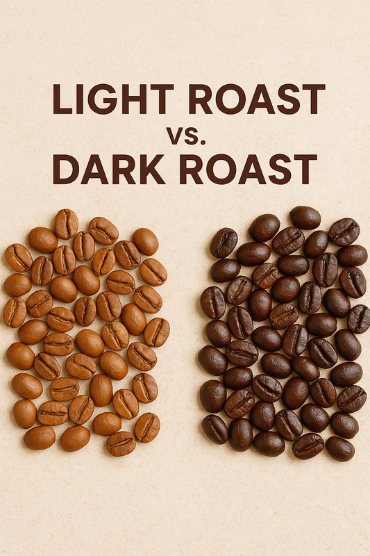 Light Roast vs Dark Roast Coffee: Flavor, Caffeine &amp; Taste Explained