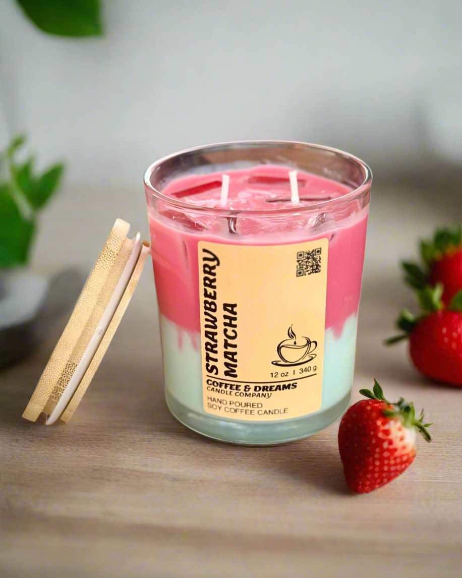 Strawberry Matcha Candles