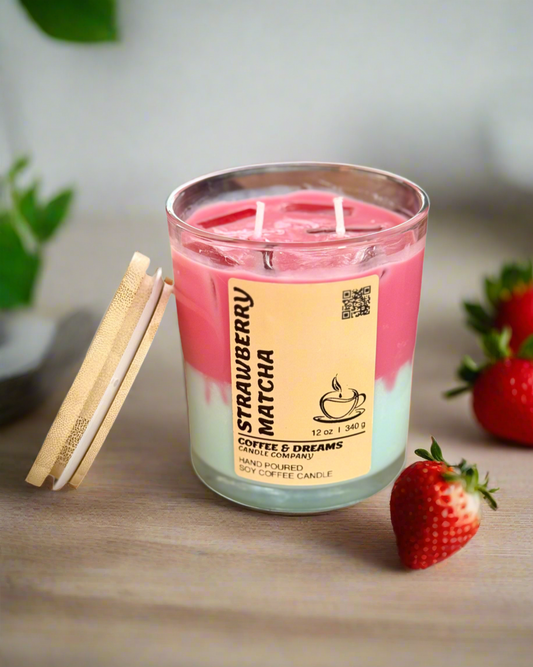 Strawberry Matcha Candles