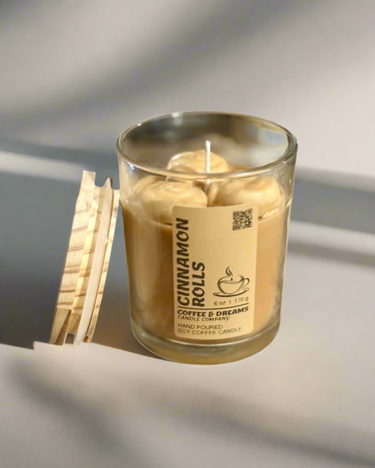 Cinnamon Roll Candles