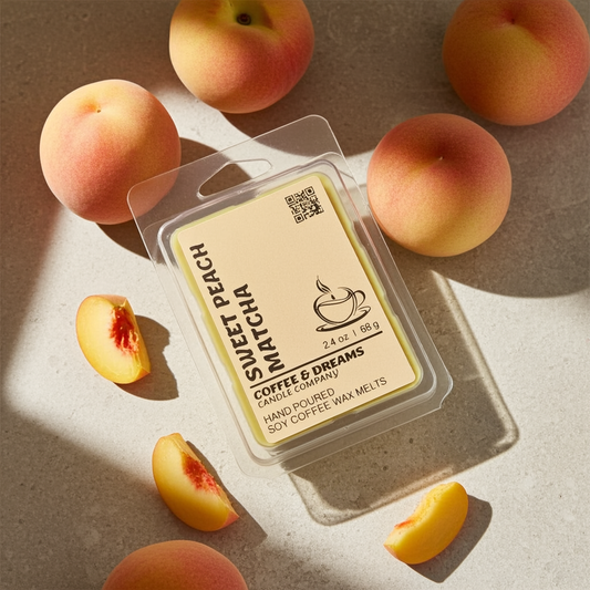 Sweet Peach Matcha Wax Melts